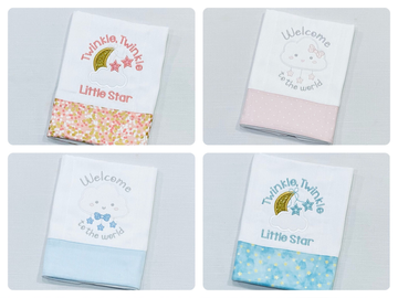 Baby Burp Cloths PEEK A BOO