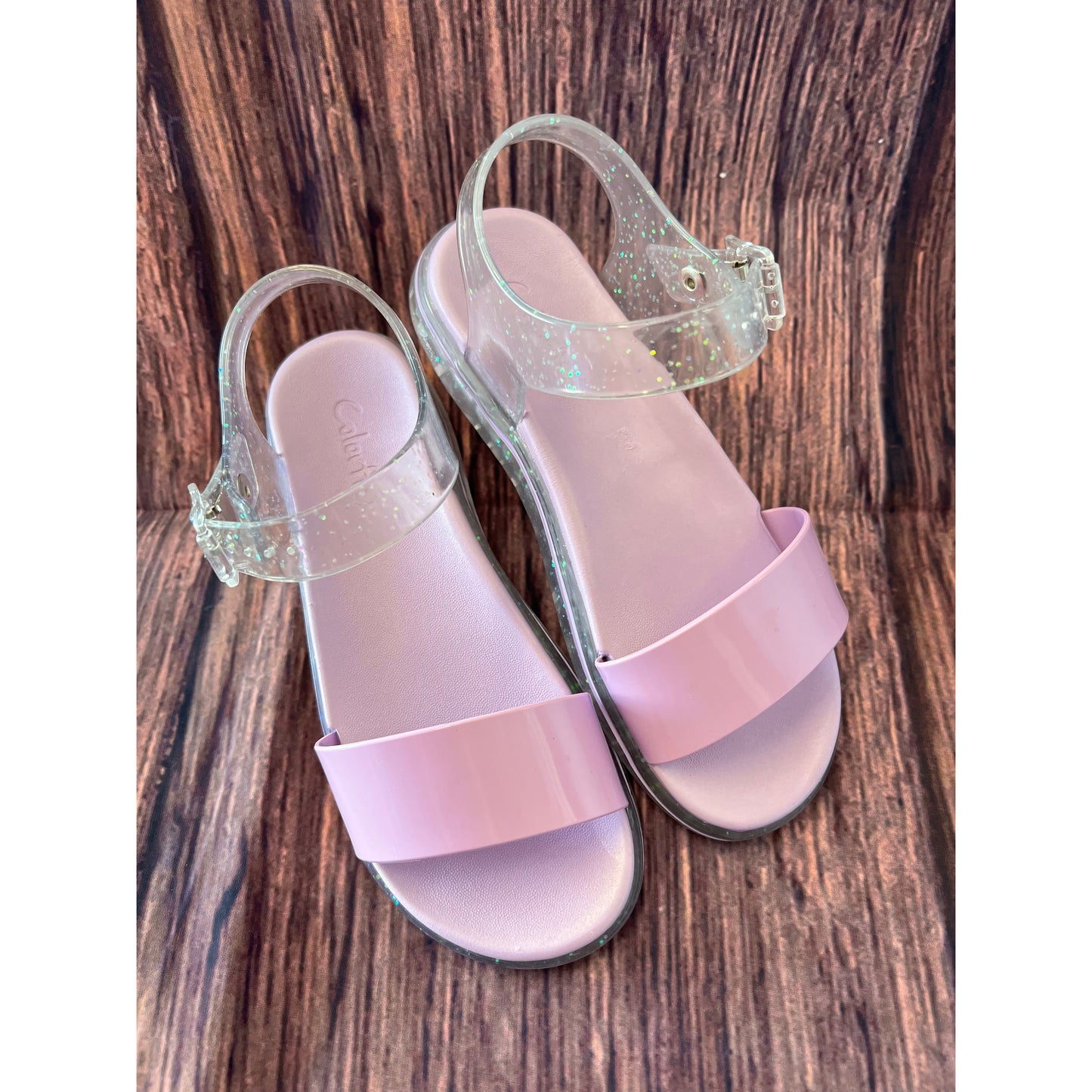 lilas glitter sandal