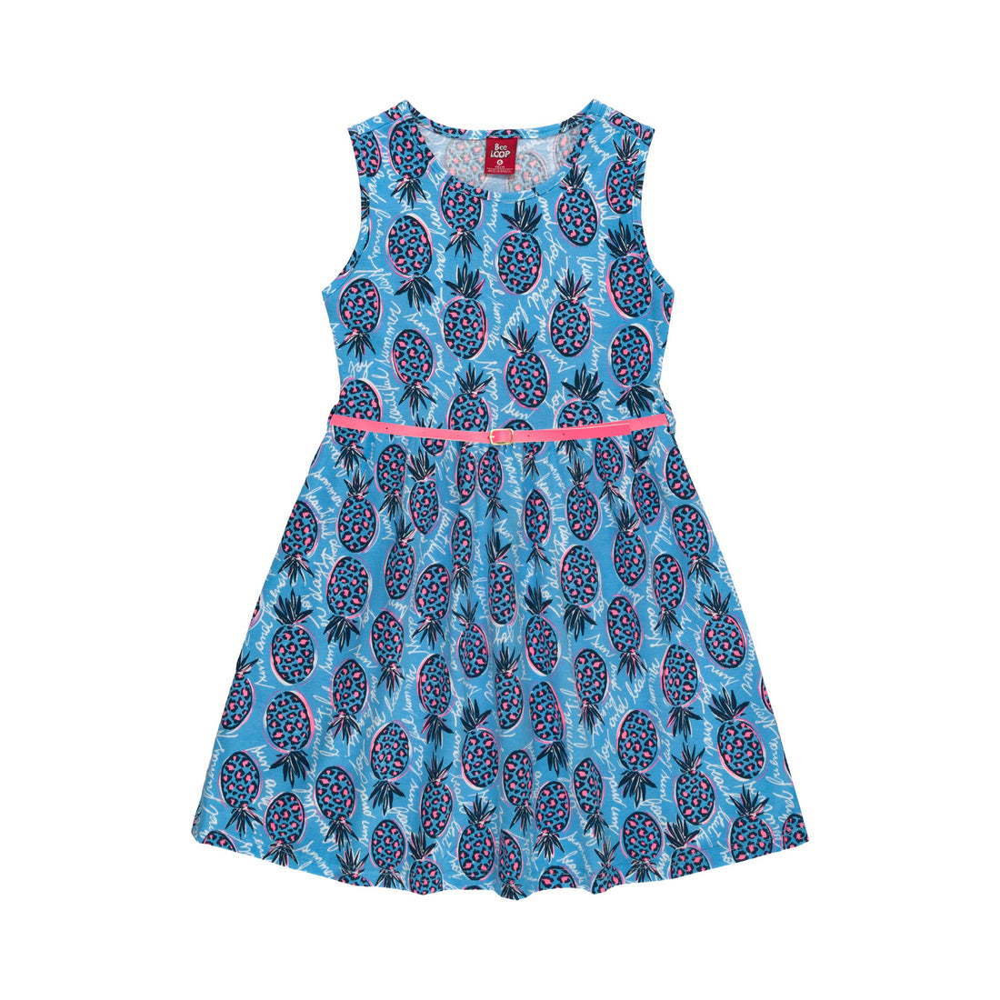 Pineapple Belt Dress