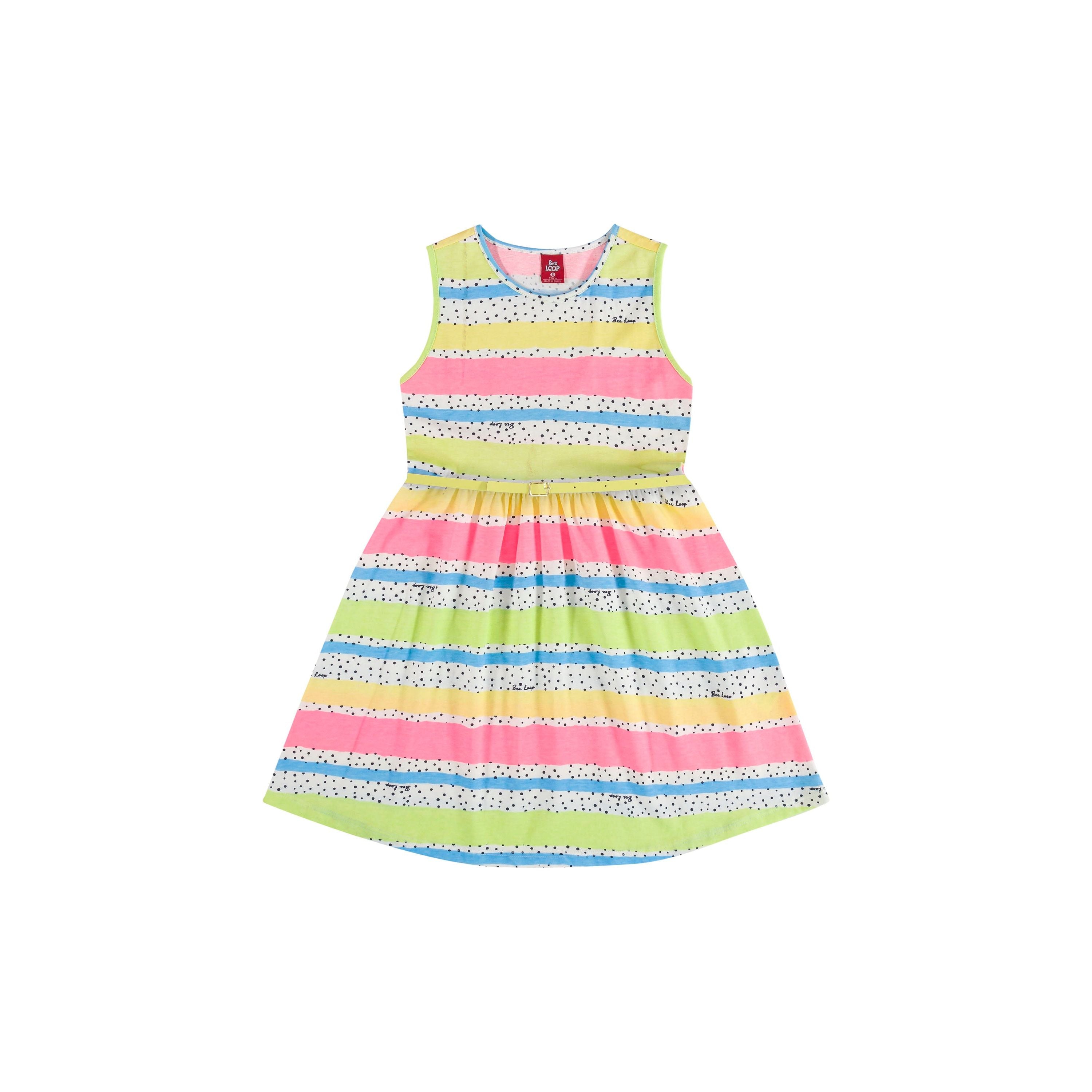 Colorful dress PEEK A BOO