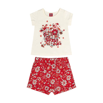 Red Flowers Bug PEEK A BOO