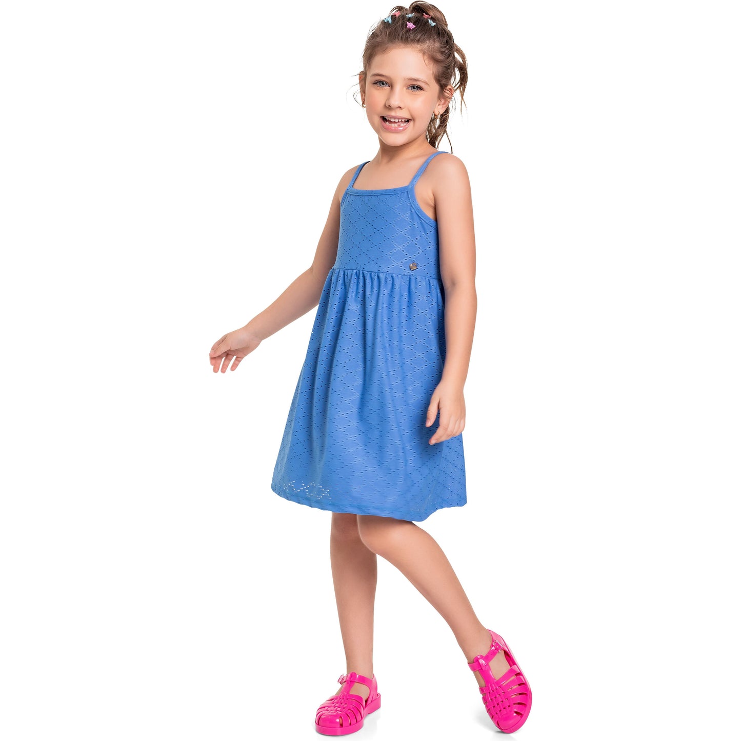 pink laise dress peek a boo