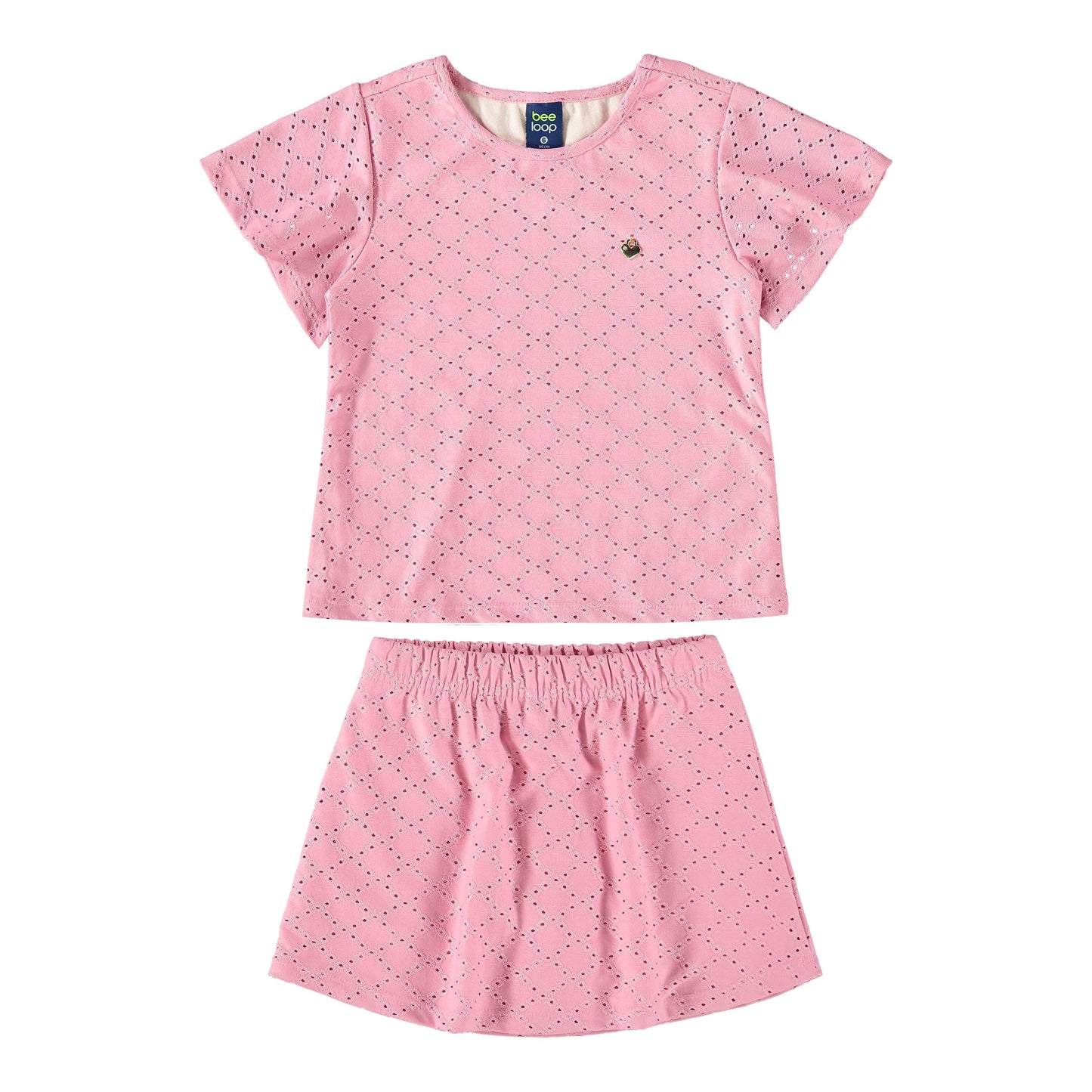 pink laise set