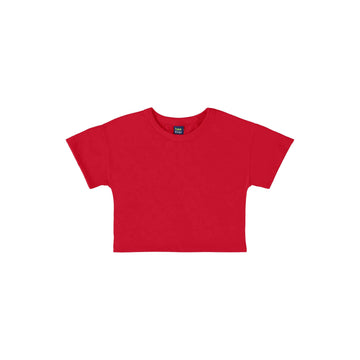 Single jersey crop top