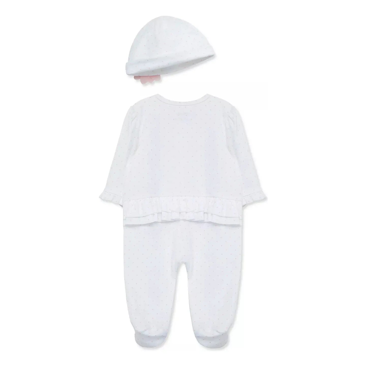 girls daisy love footie with hat