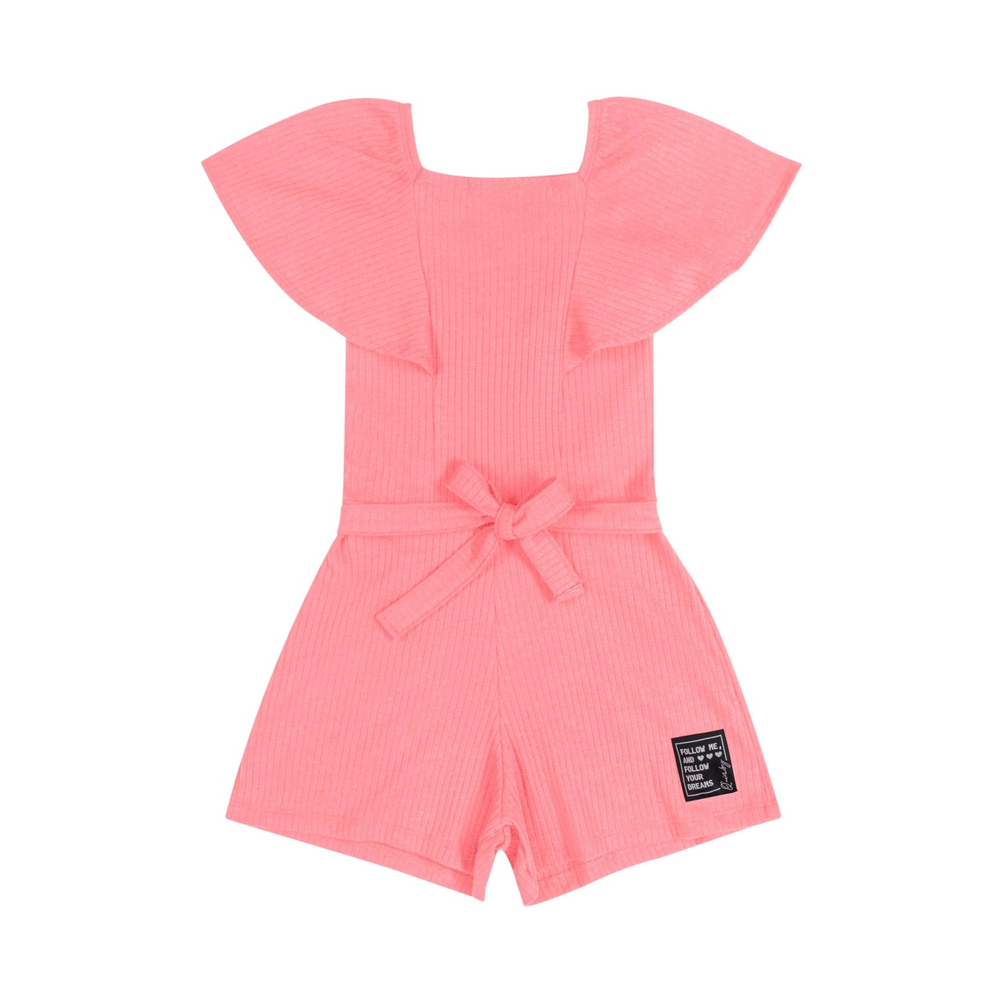 peach puff romper