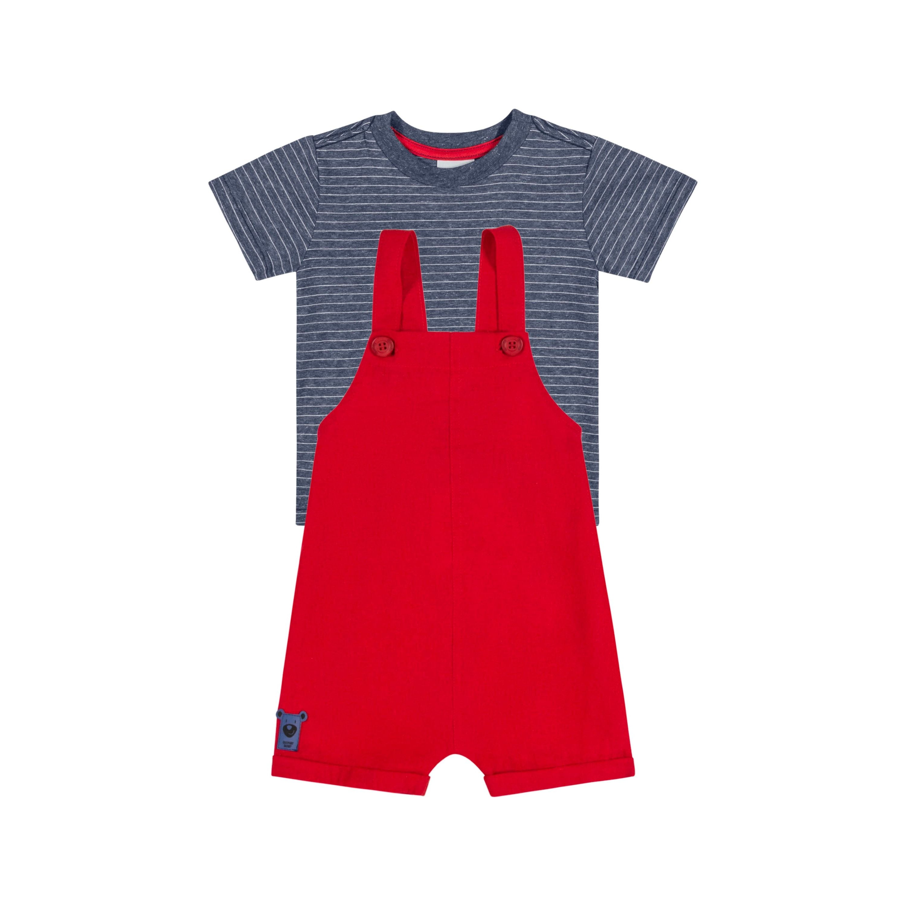 Red Boys overall PEEK A BOO