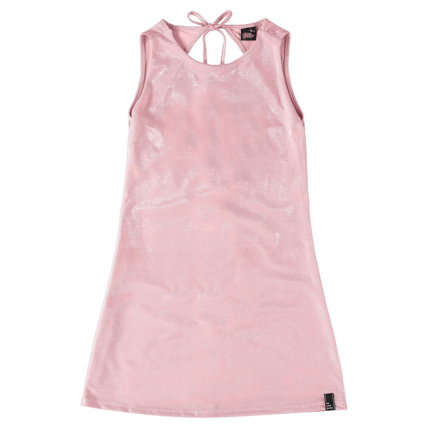 pink shimmery dress