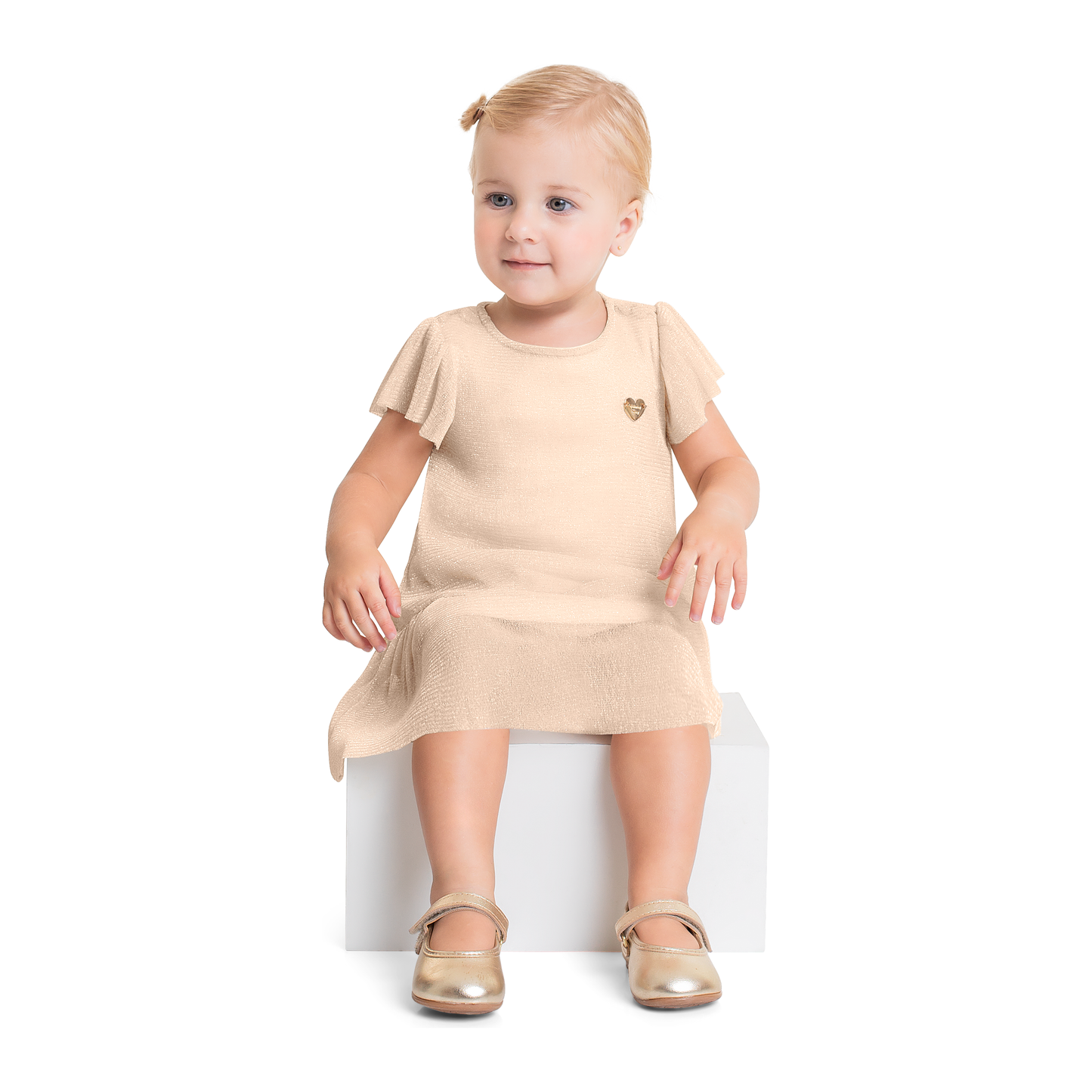gold cream tulle