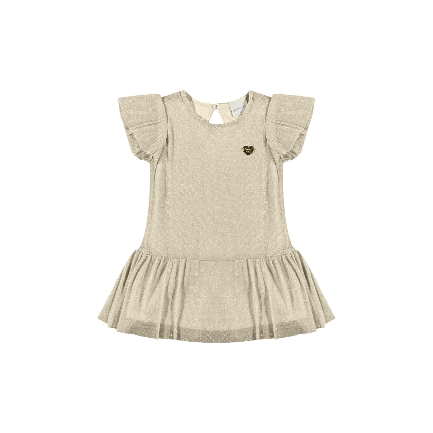gold cream tulle