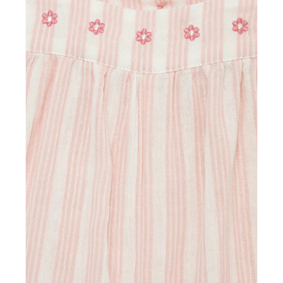Stripe Gauze Romper