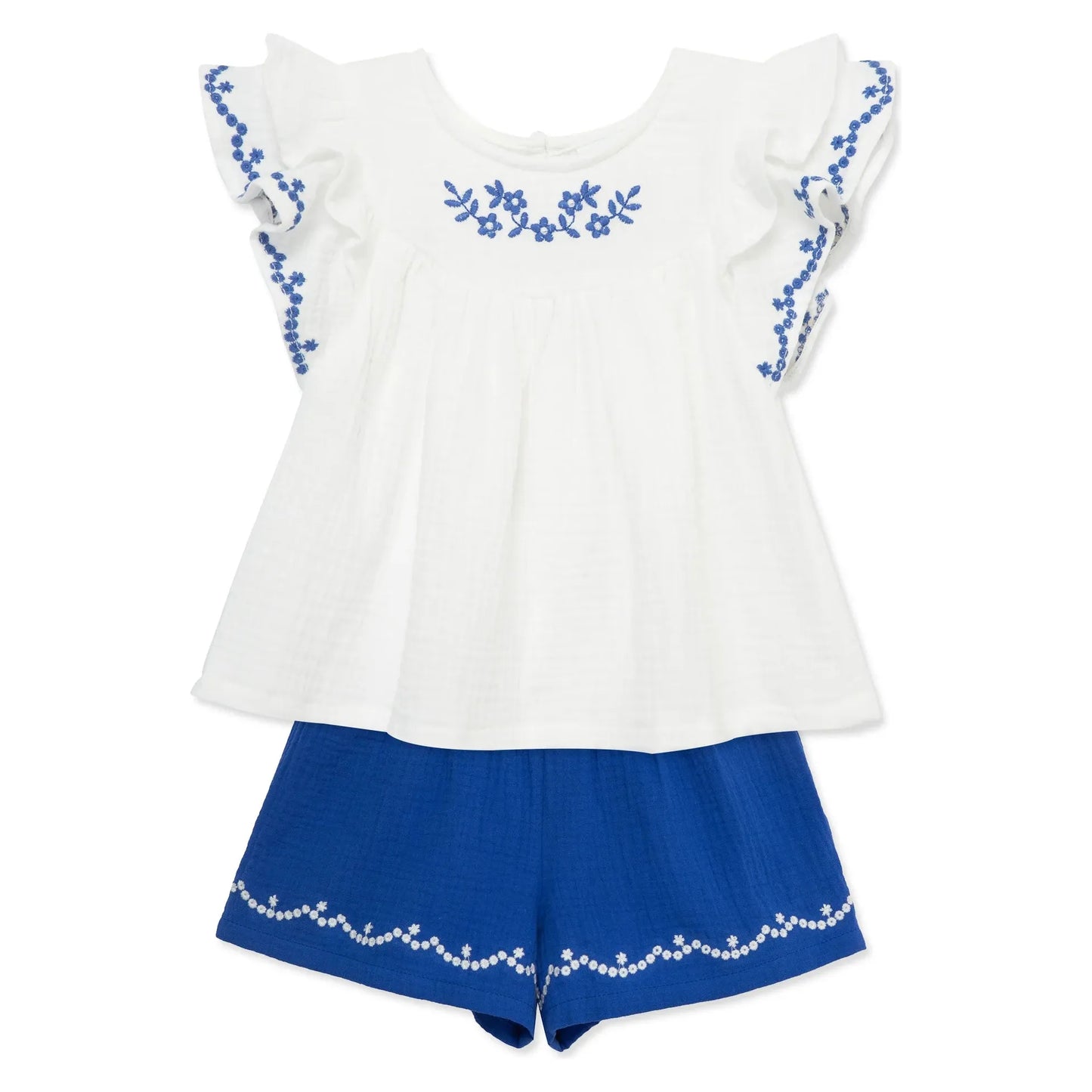 blue woven play set