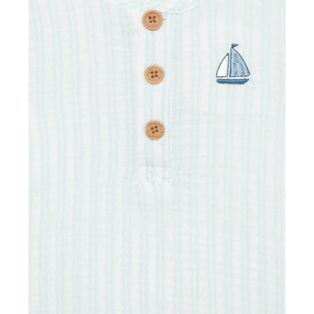 Sailboat Gauze Short Set