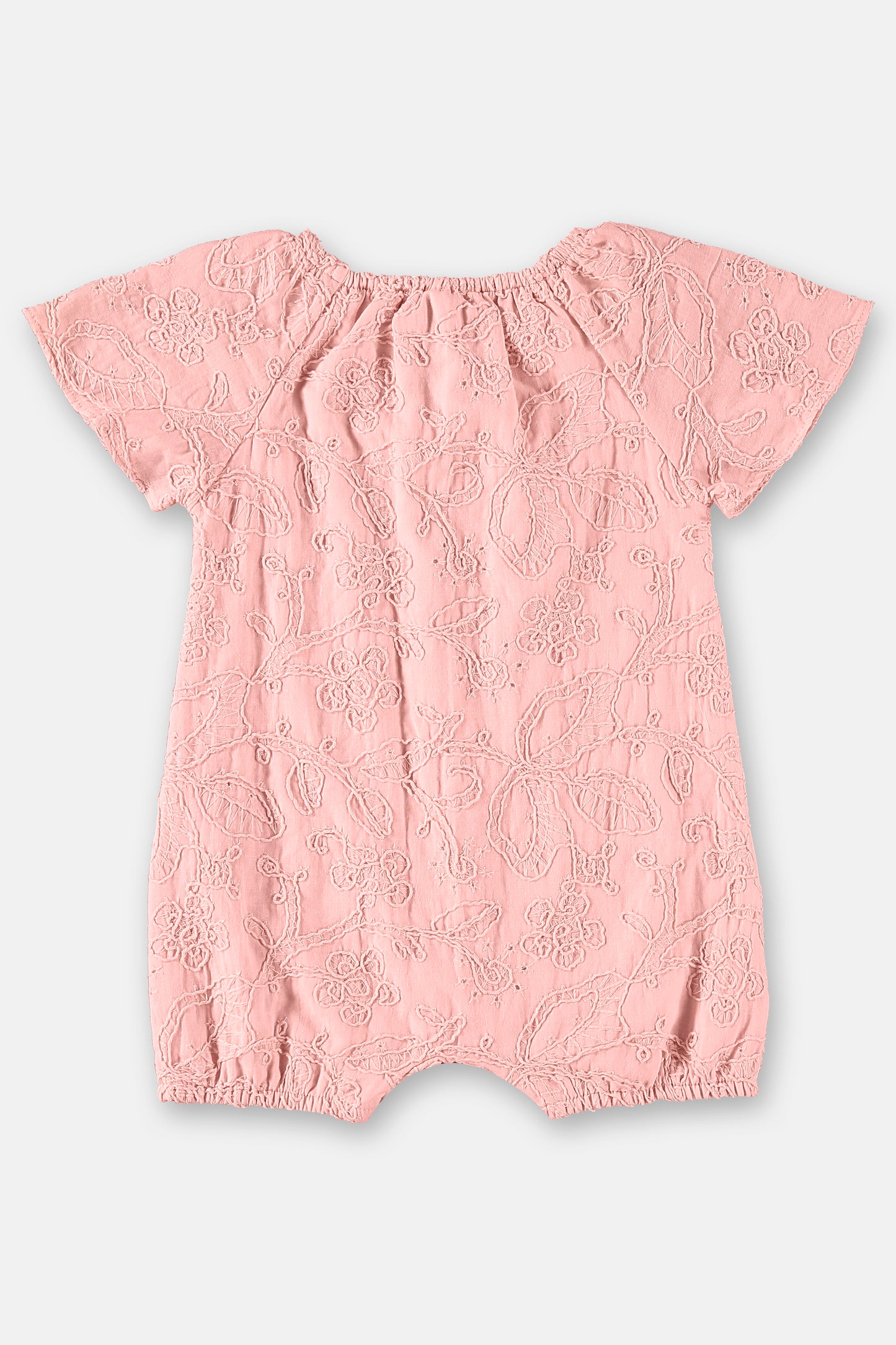 embroidered romper