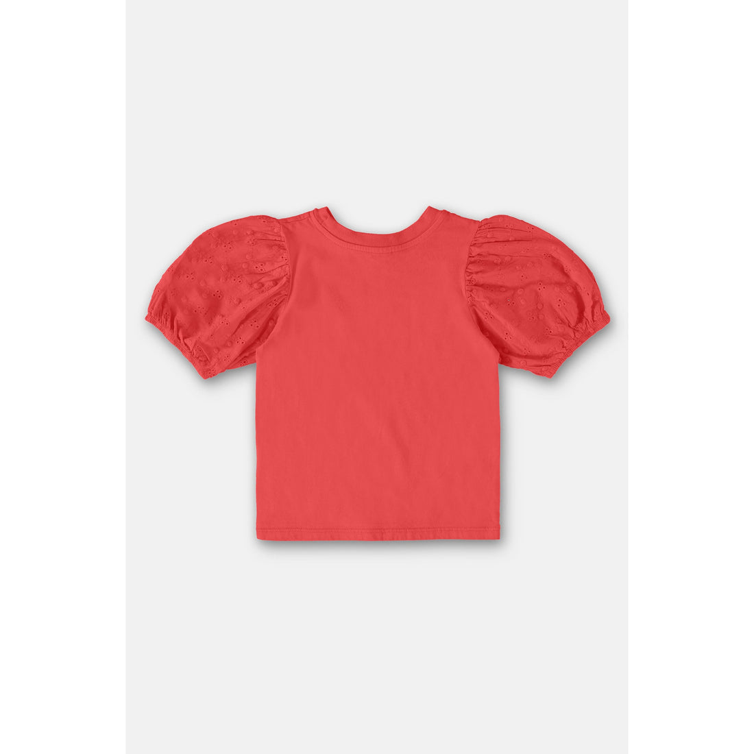 Red laise blouse