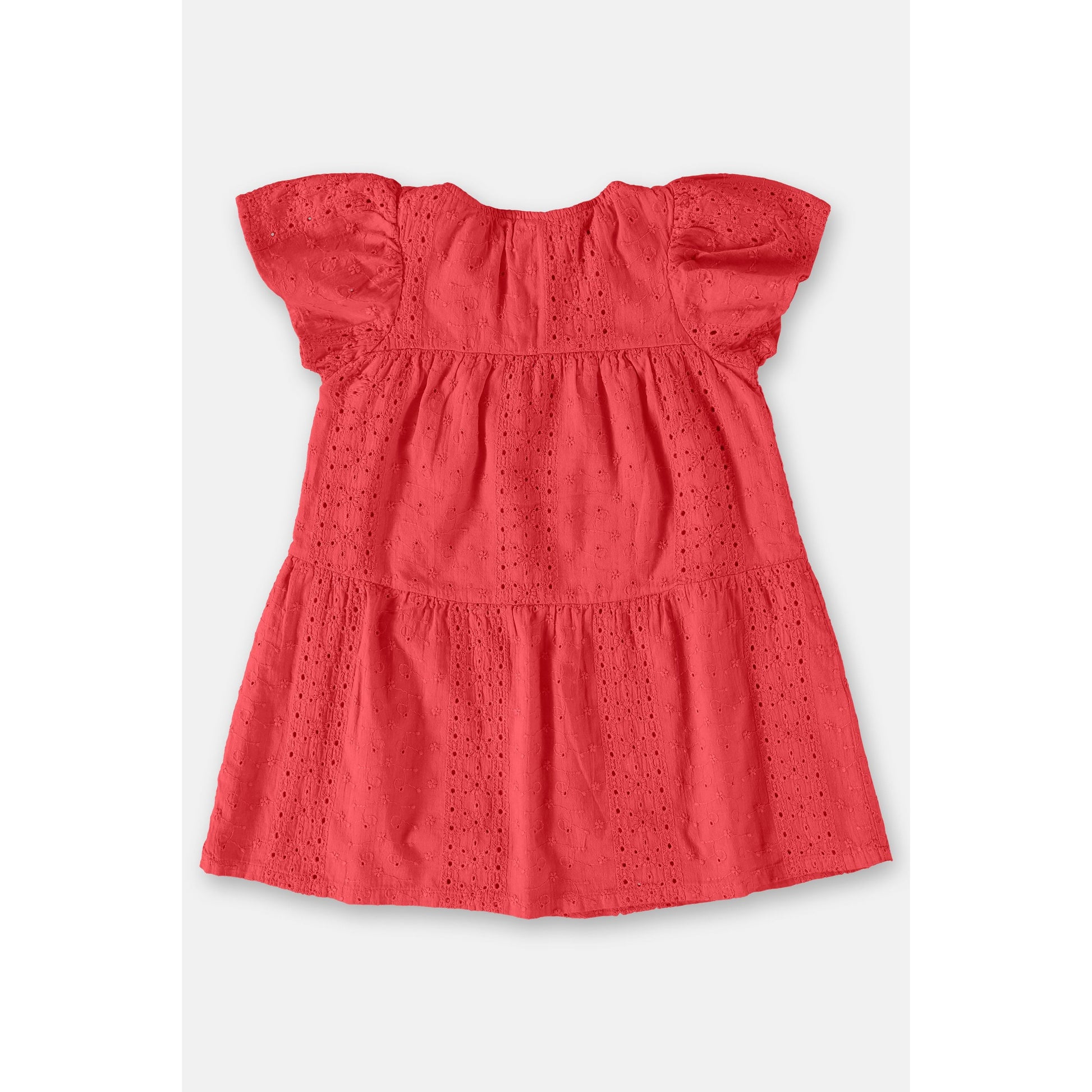 Red laise dress PEEK A BOO