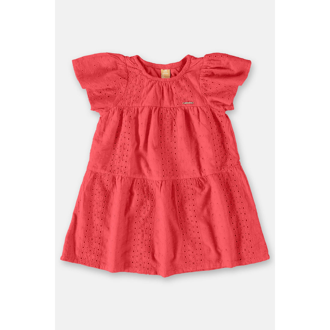 Red laise dress