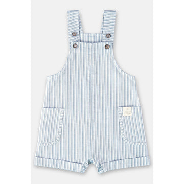 Yarn dyed woven overalls PEEK A BOO