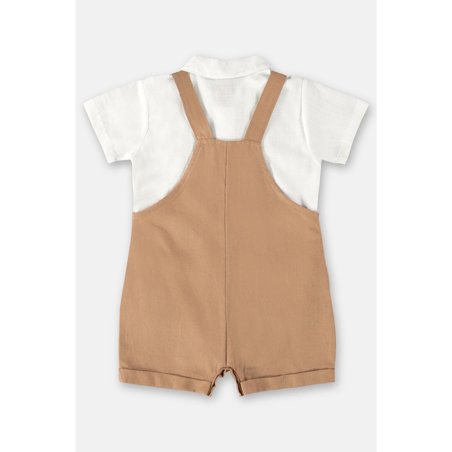 boys set - linen overalls