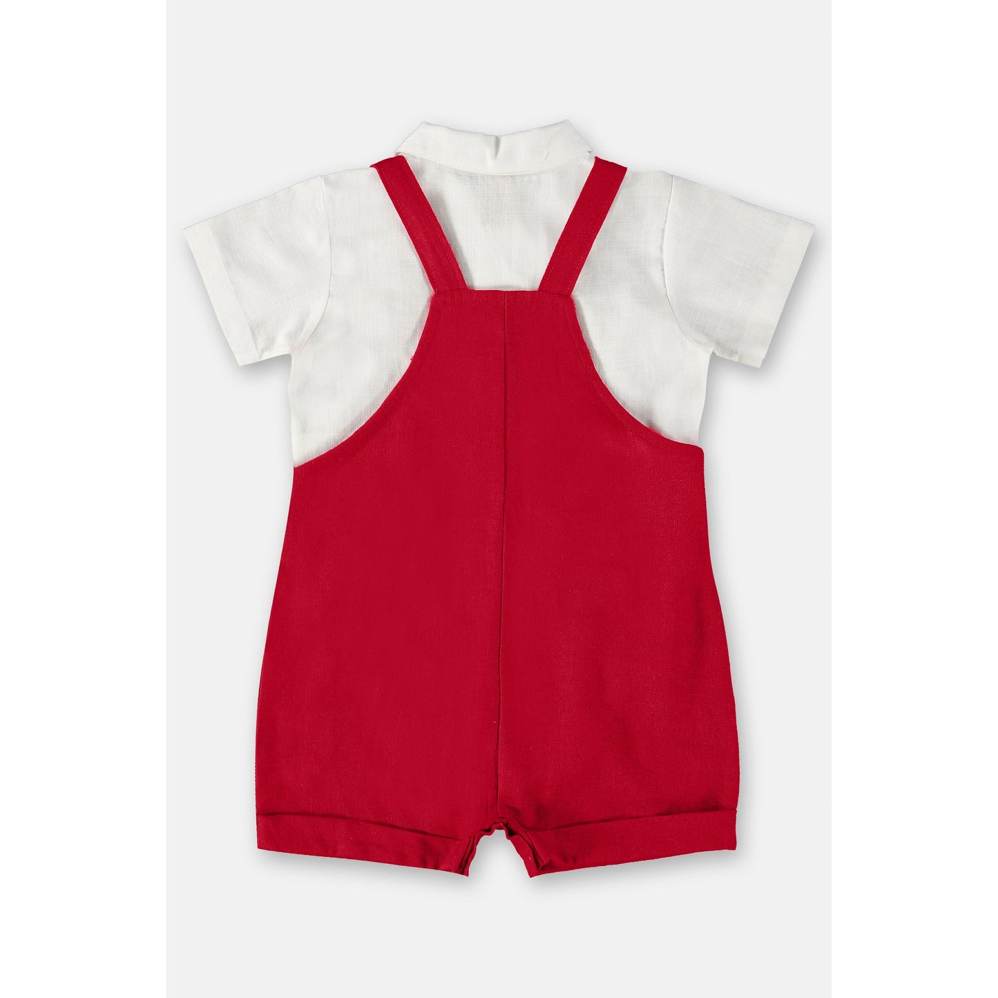 boys set - linen overalls