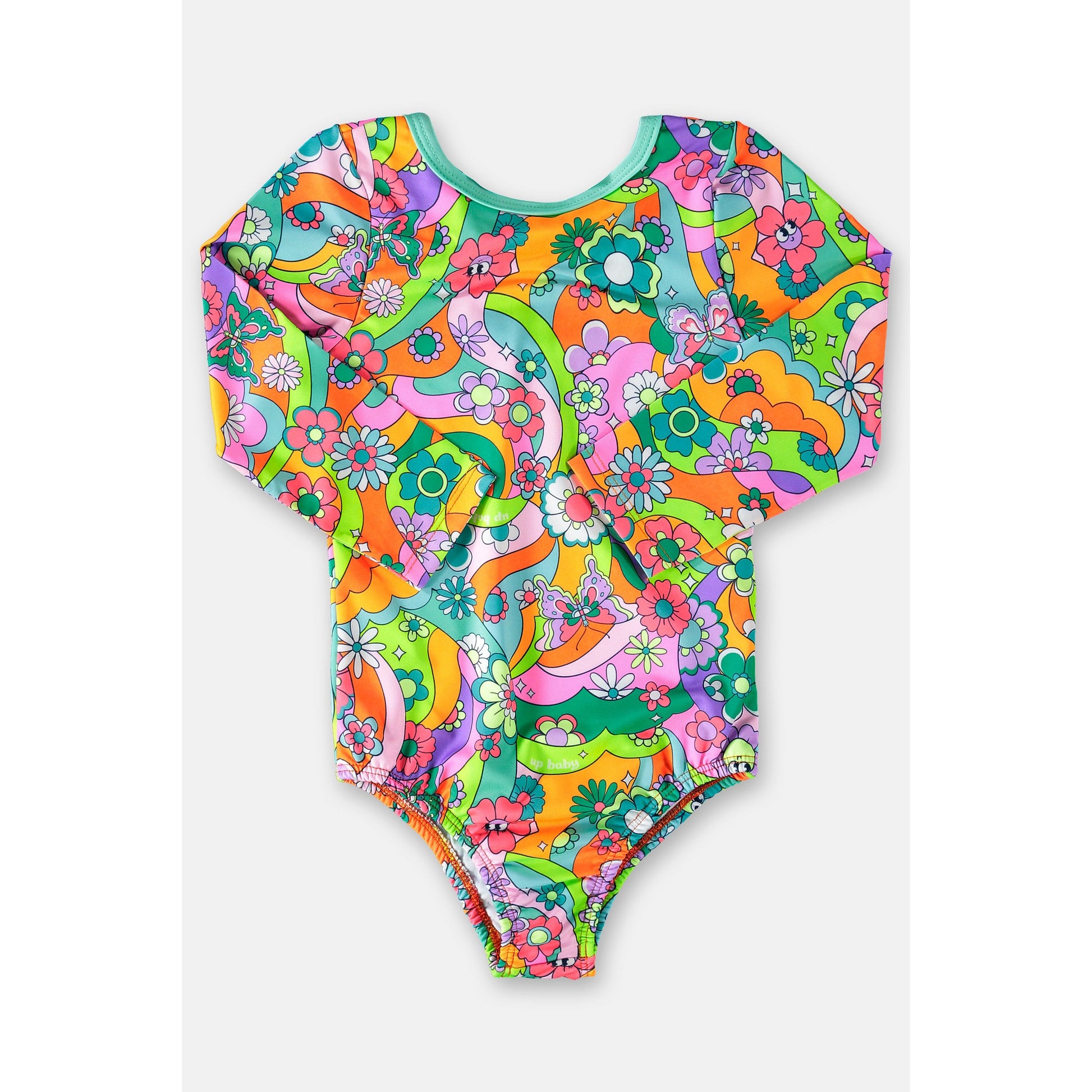 Happy Flowers Swimsuit PEEK A BOO