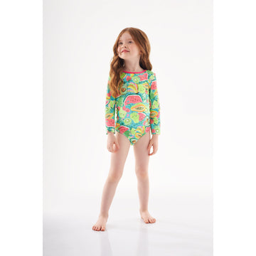 Happy Flowers Swimsuit PEEK A BOO