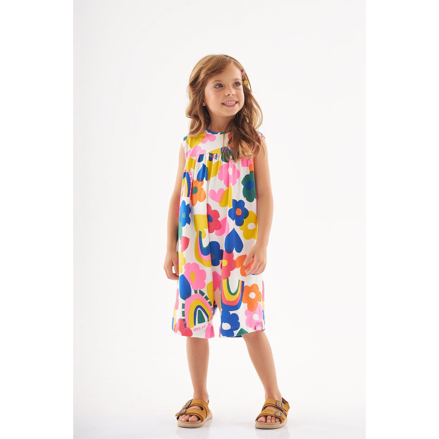 rainbow jumpsuit peek a boo