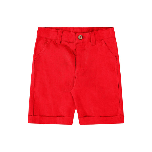 Linen bermuda