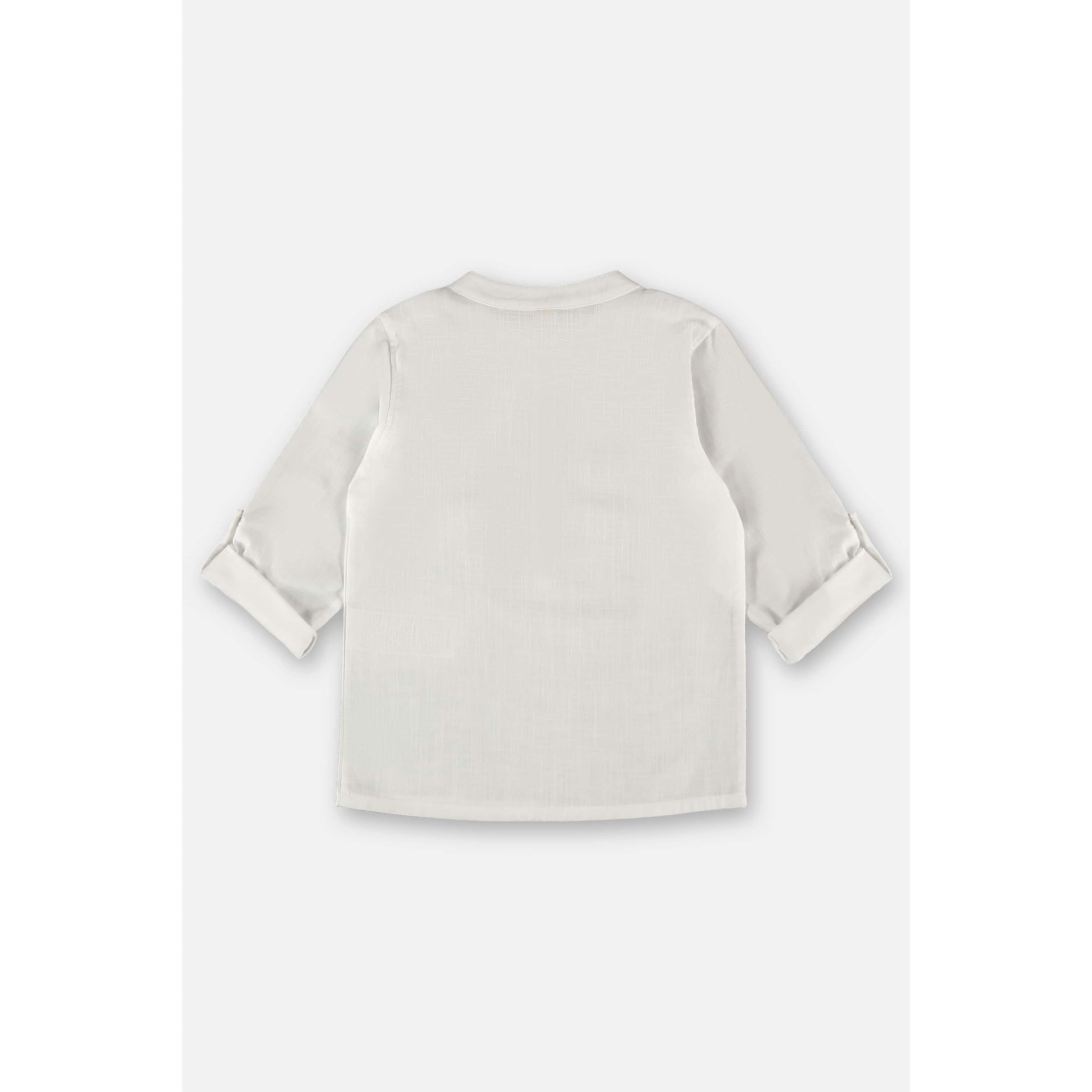 45586 - Woven blouse PEEK A BOO