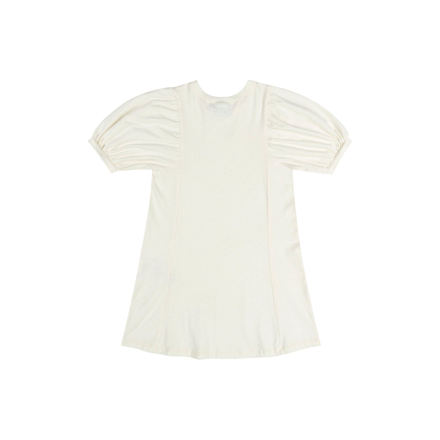 ivory shimmery dress