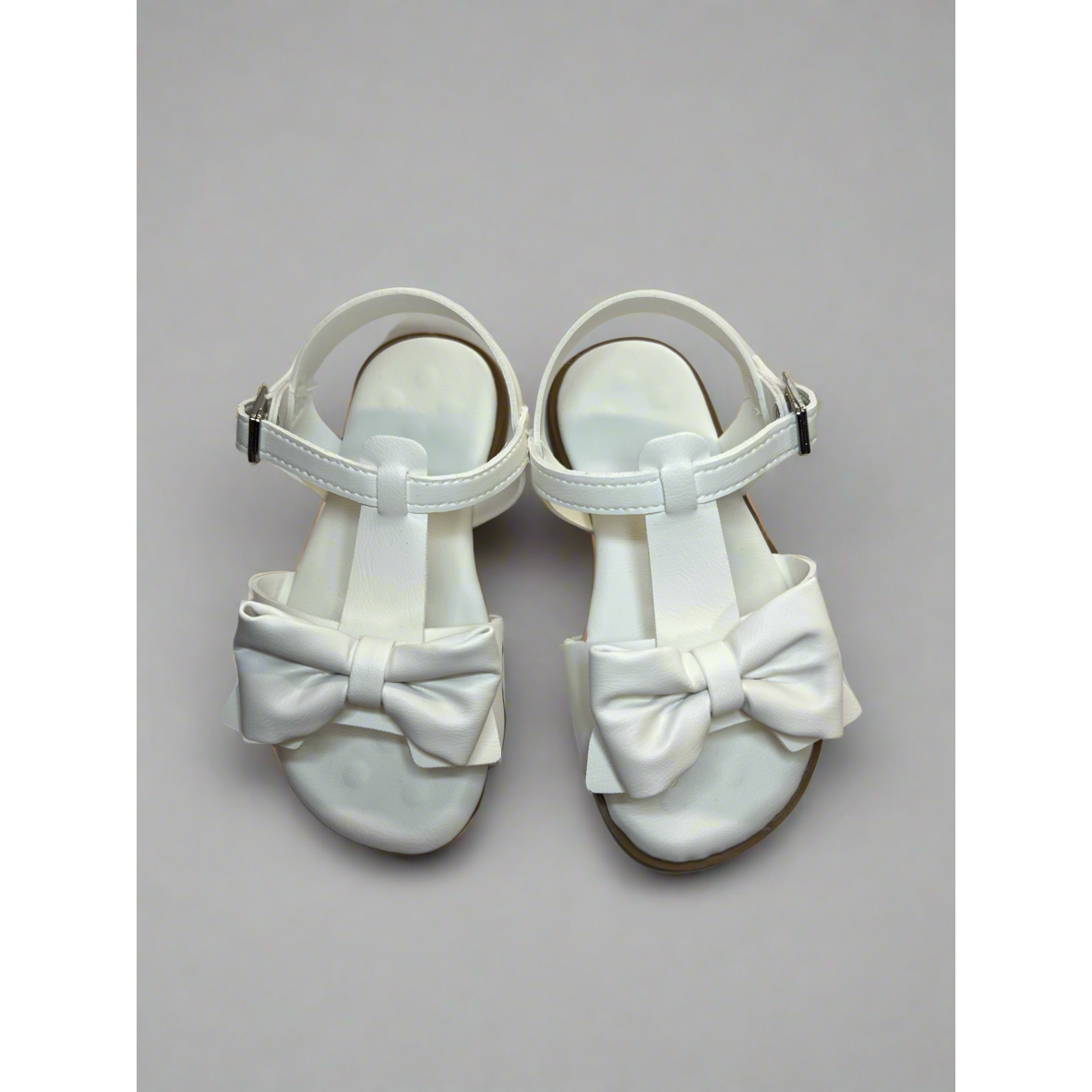shine leather sandals