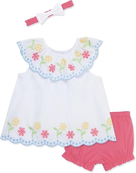 baby girls multi eyelet floral