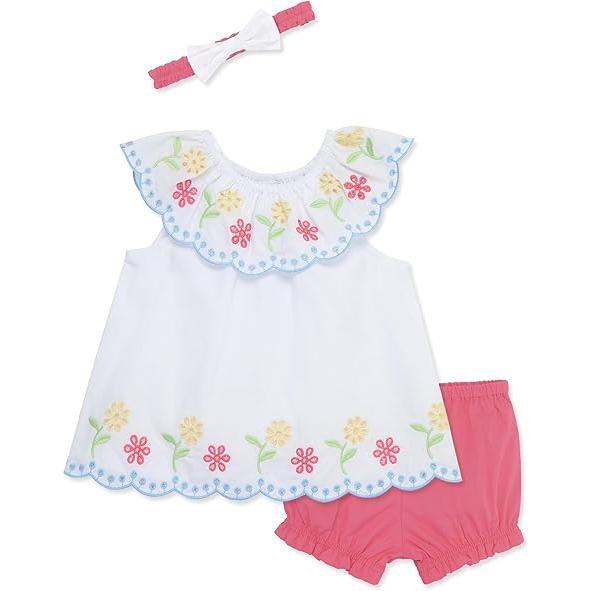 Baby Girls Multi Eyelet Floral PEEK A BOO