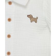 puppy gauze short set
