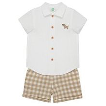 puppy gauze short set
