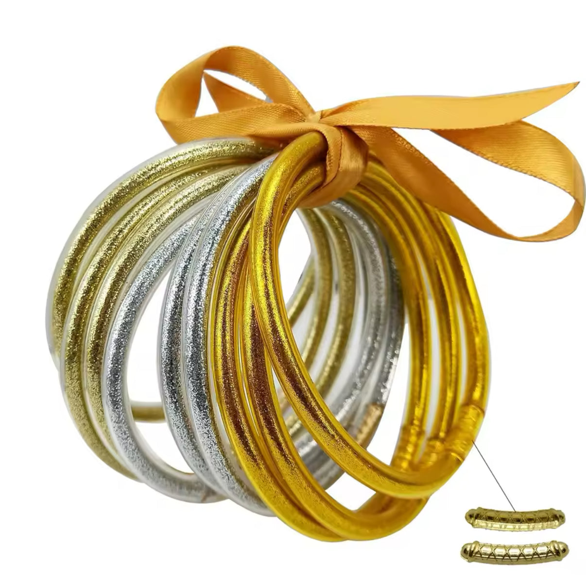 9pcs/set shiny bracelets xtra small