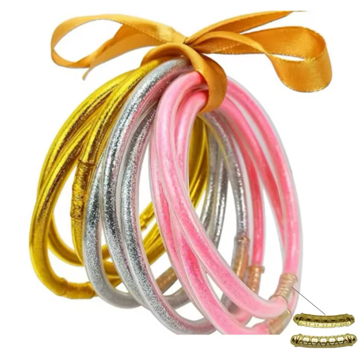 9pcs/set shiny bracelets xtra small