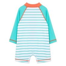 tropical long sleeve infant rashguard suit