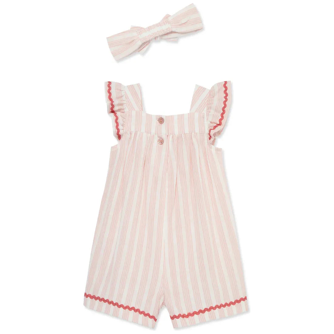 Stripe Gauze Romper PEEK A BOO