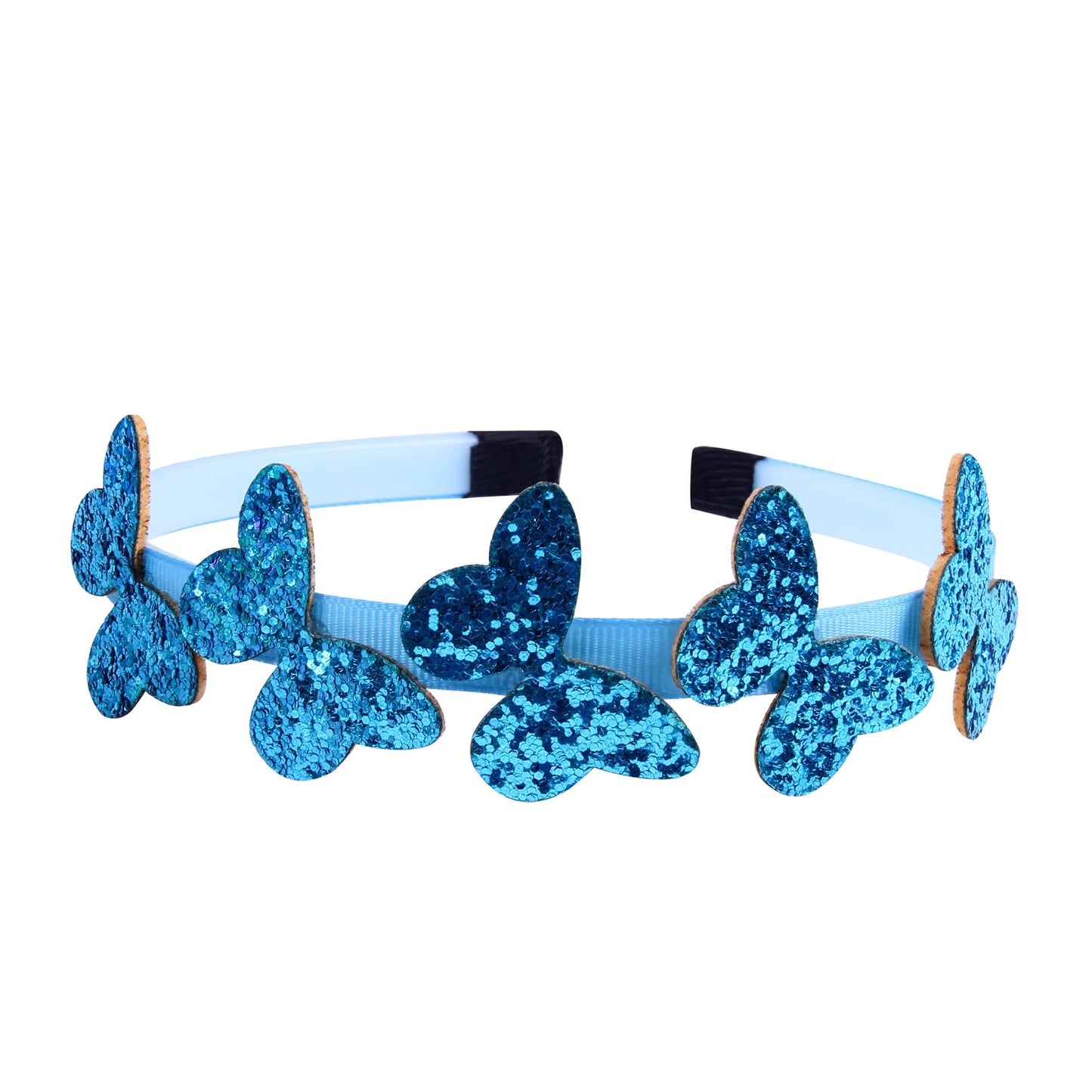 glitter butterfly headband