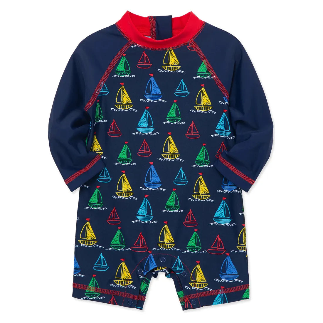 boat long sleeve infant rashguard