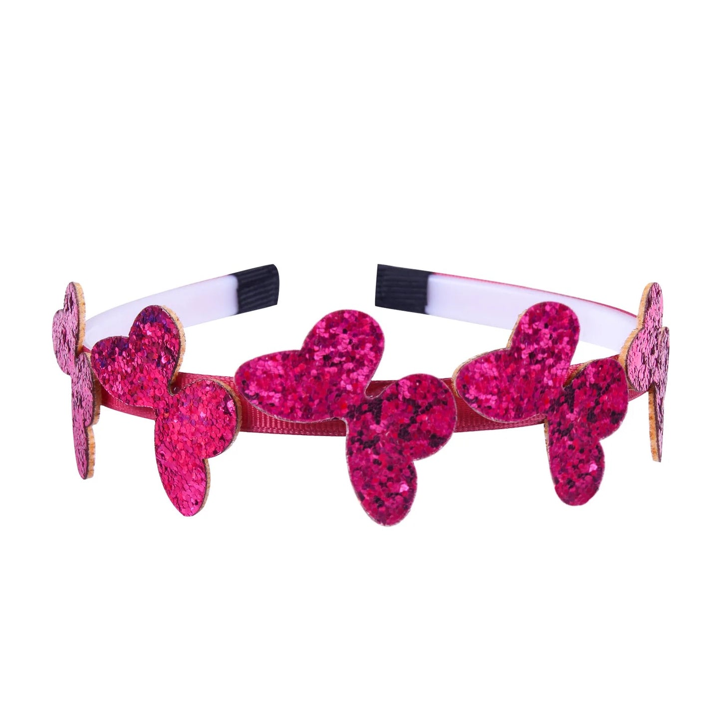 glitter butterfly headband