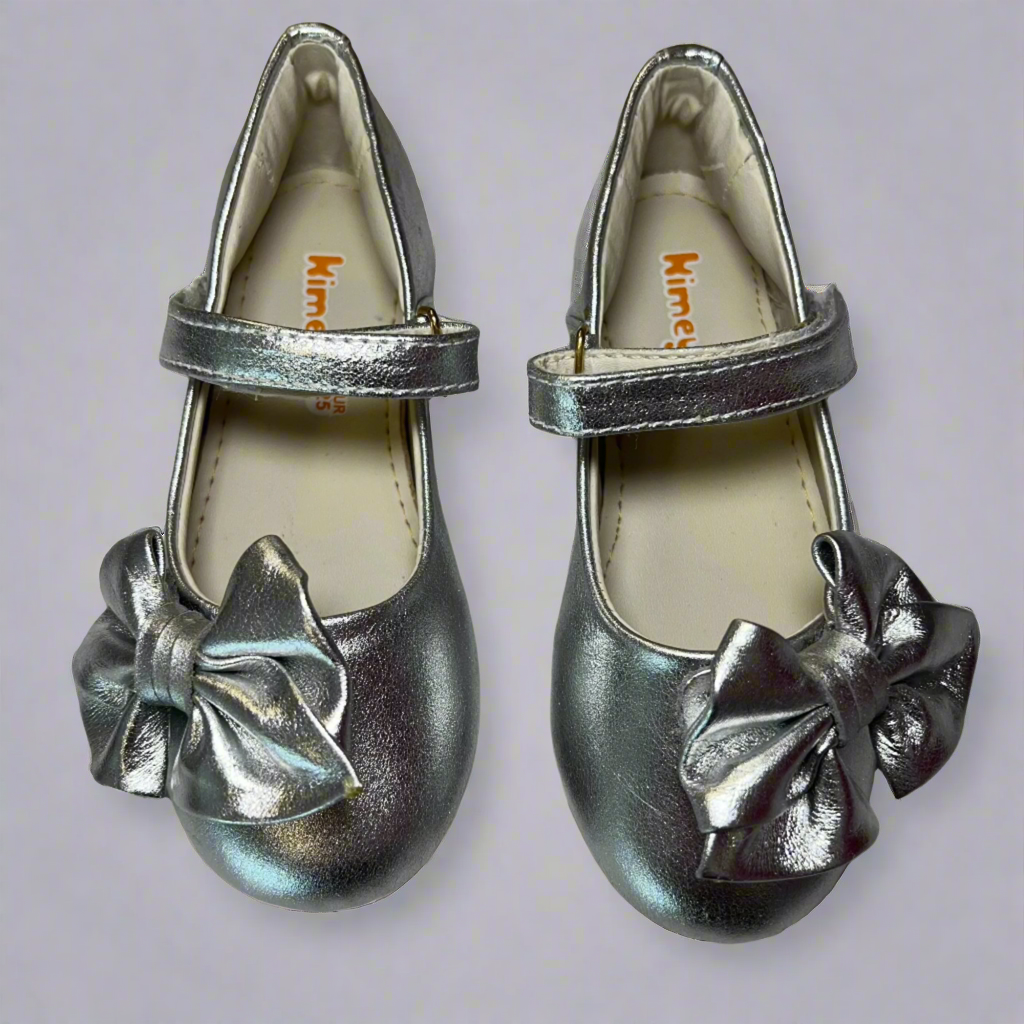 silver bow ballerina