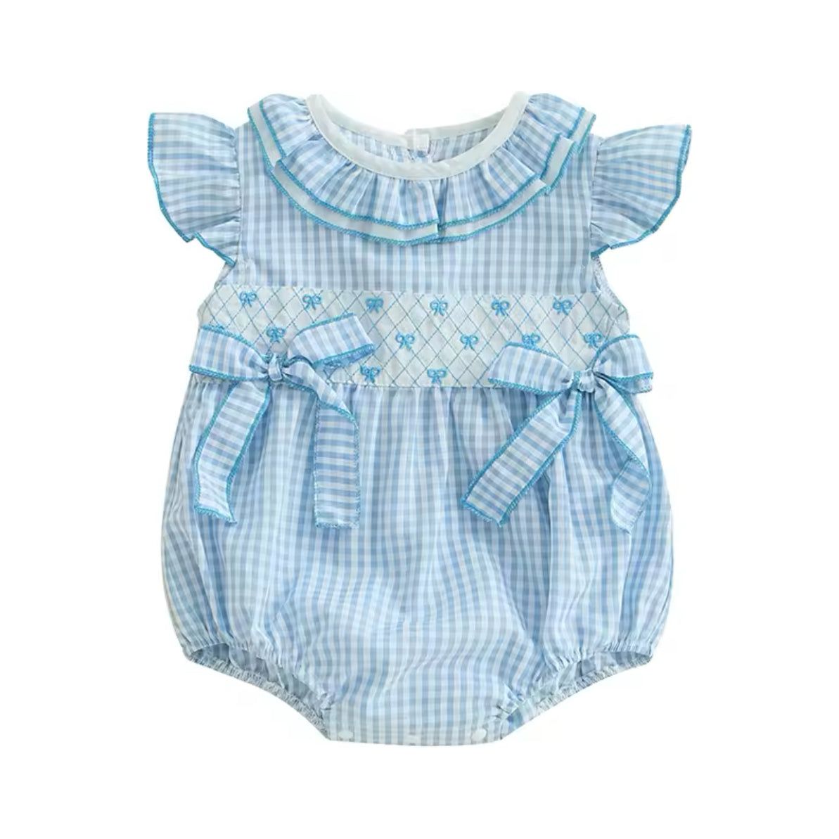 blue bow bubble
