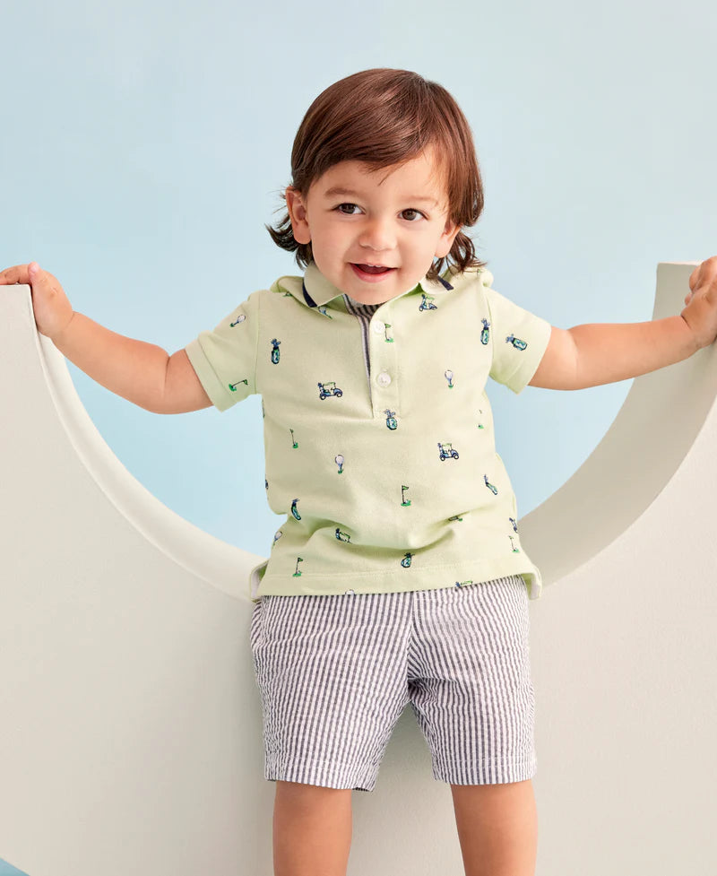 golf polo short set