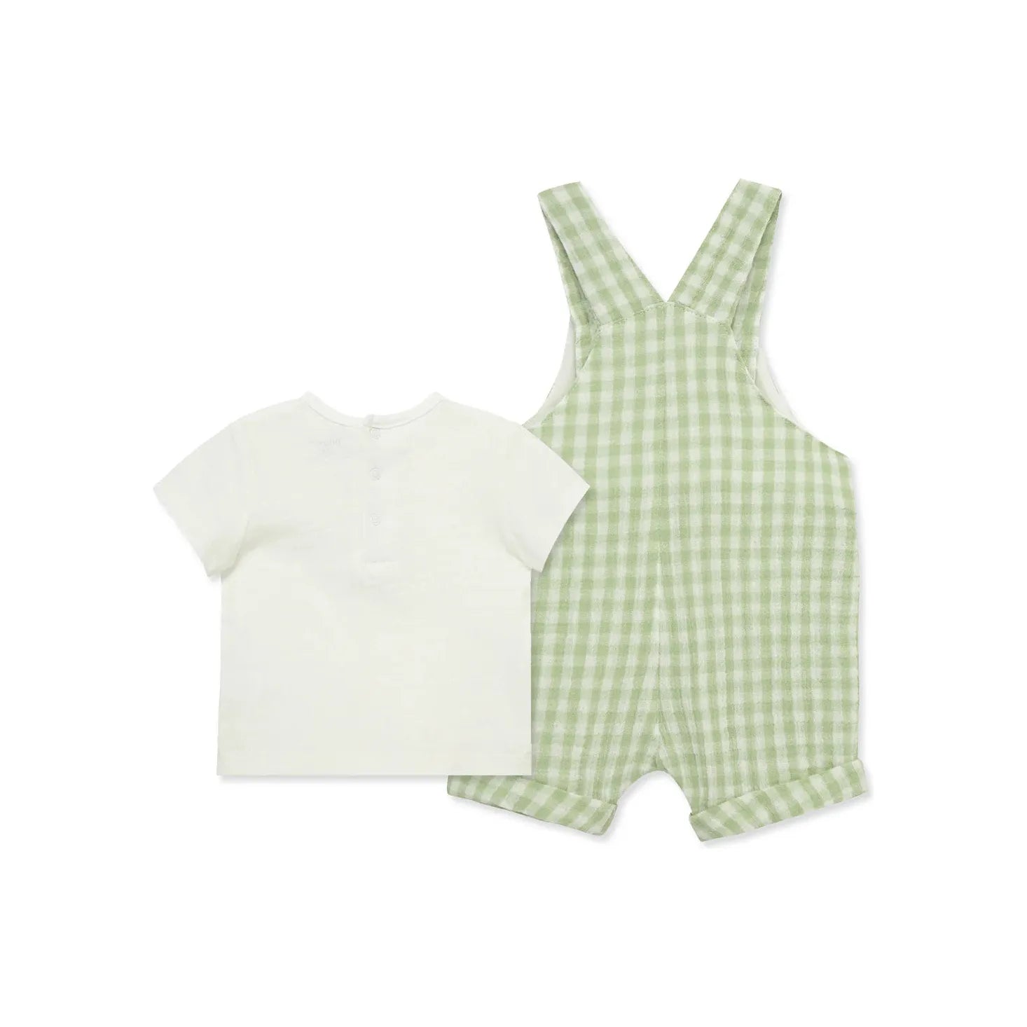 Check Gauze Shortall Set PEEK A BOO