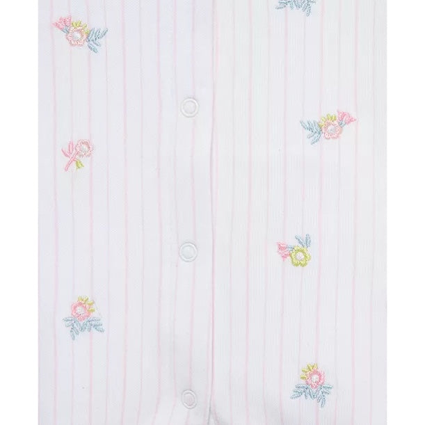 White/Floral PEEK A BOO