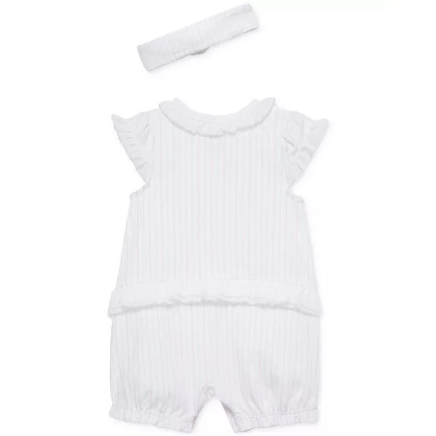 White/Floral PEEK A BOO