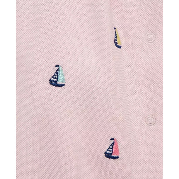 Pink/Sailboat PEEK A BOO