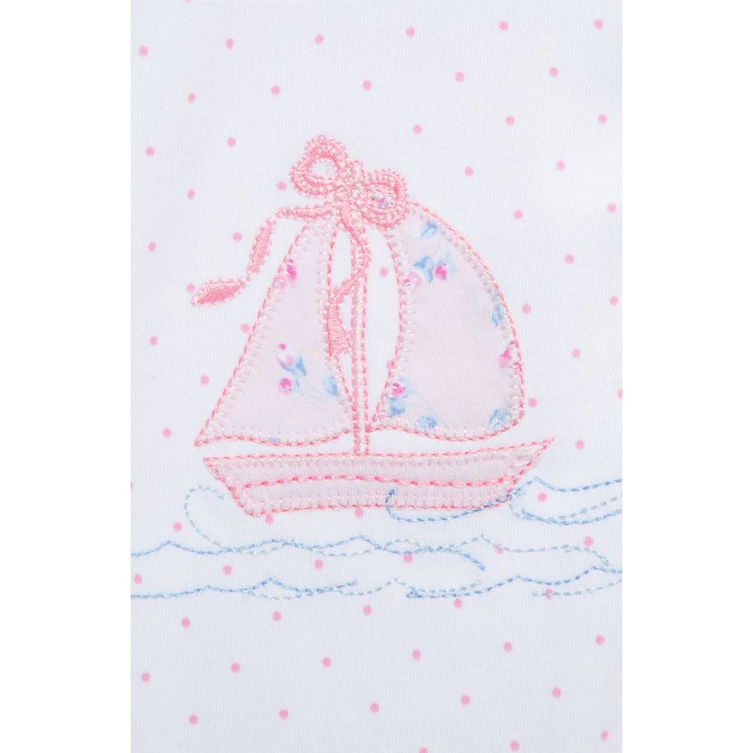 Breezy Ruffle Footie & Hat Set PEEK A BOO